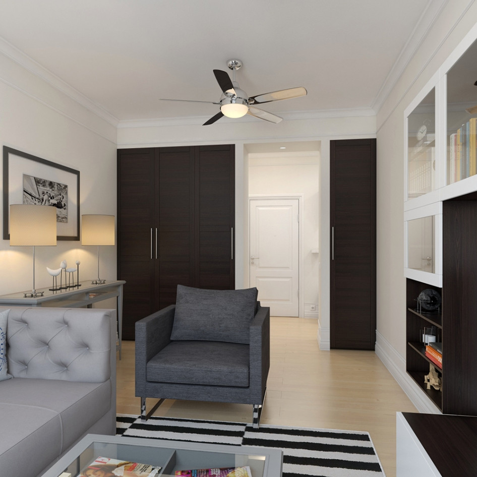 Обложка проекта: Небольшая квартира в центре Москвы.