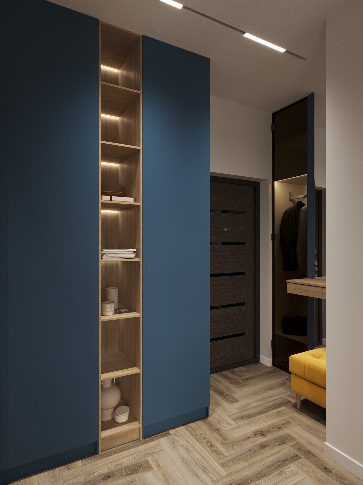 Проект 1-к квартиры 26м2