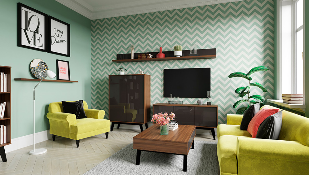 Обложка проекта: Гостиная Cappucino Dizhon + Italia