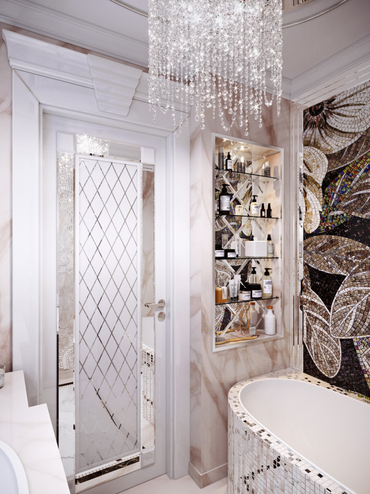 Гламурная ванная не больших размеров