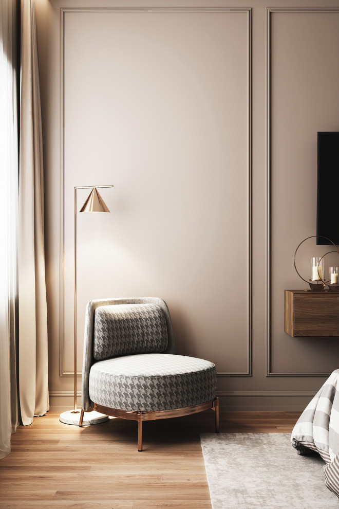 Дизайн спальни в двух цветовых вариантах