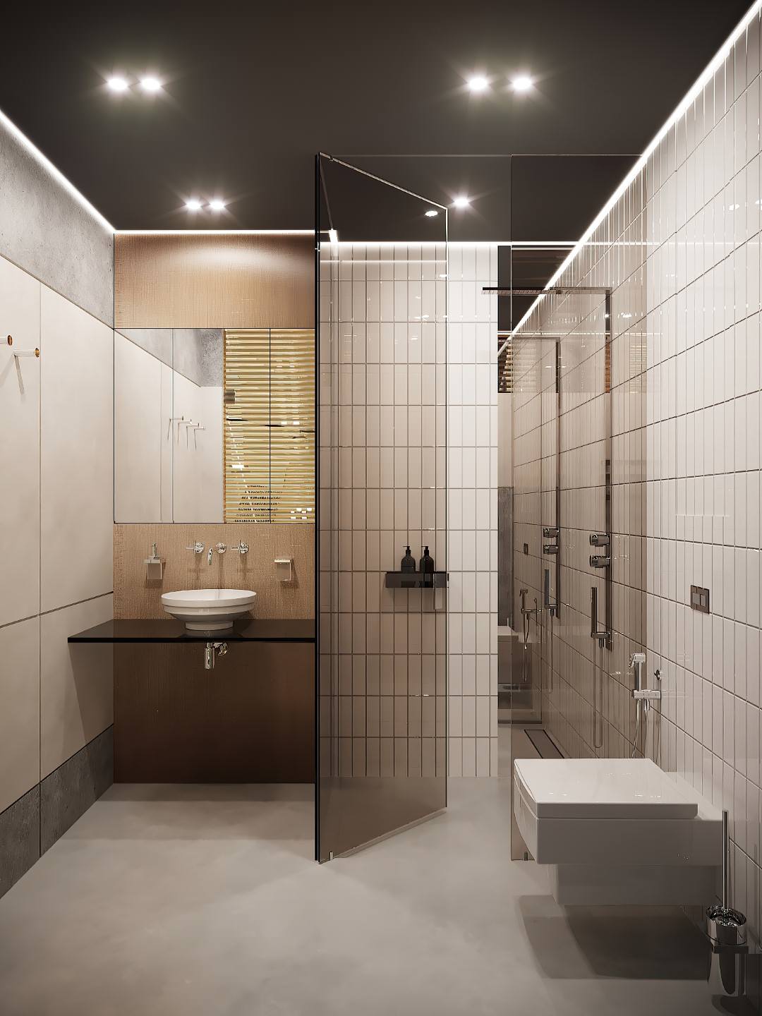 Квартира для молодого человека в современном стиле.