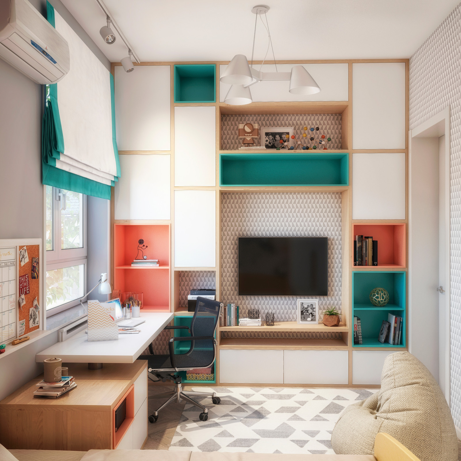 Обложка проекта: детская в проекте bright_home_W