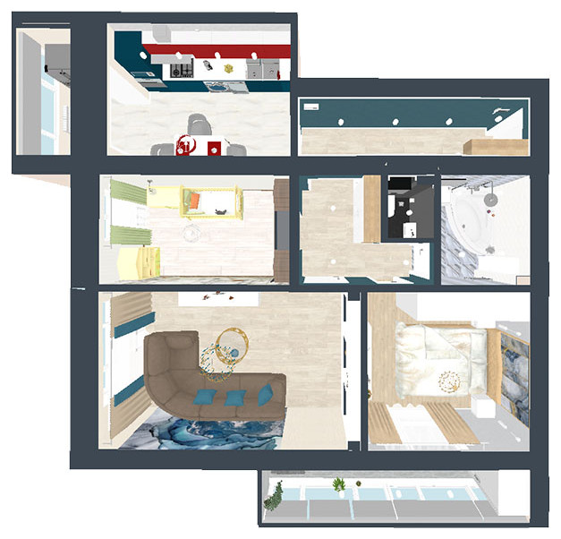 Обложка проекта: Квартира в Дубках