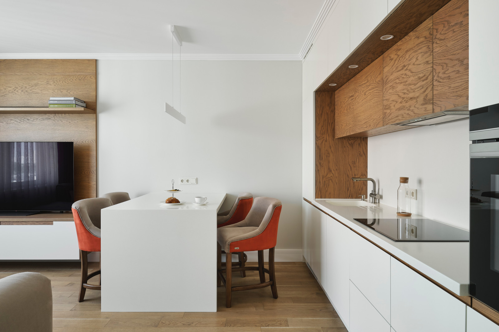 Обложка проекта: Кухня-гостиная Эрвье