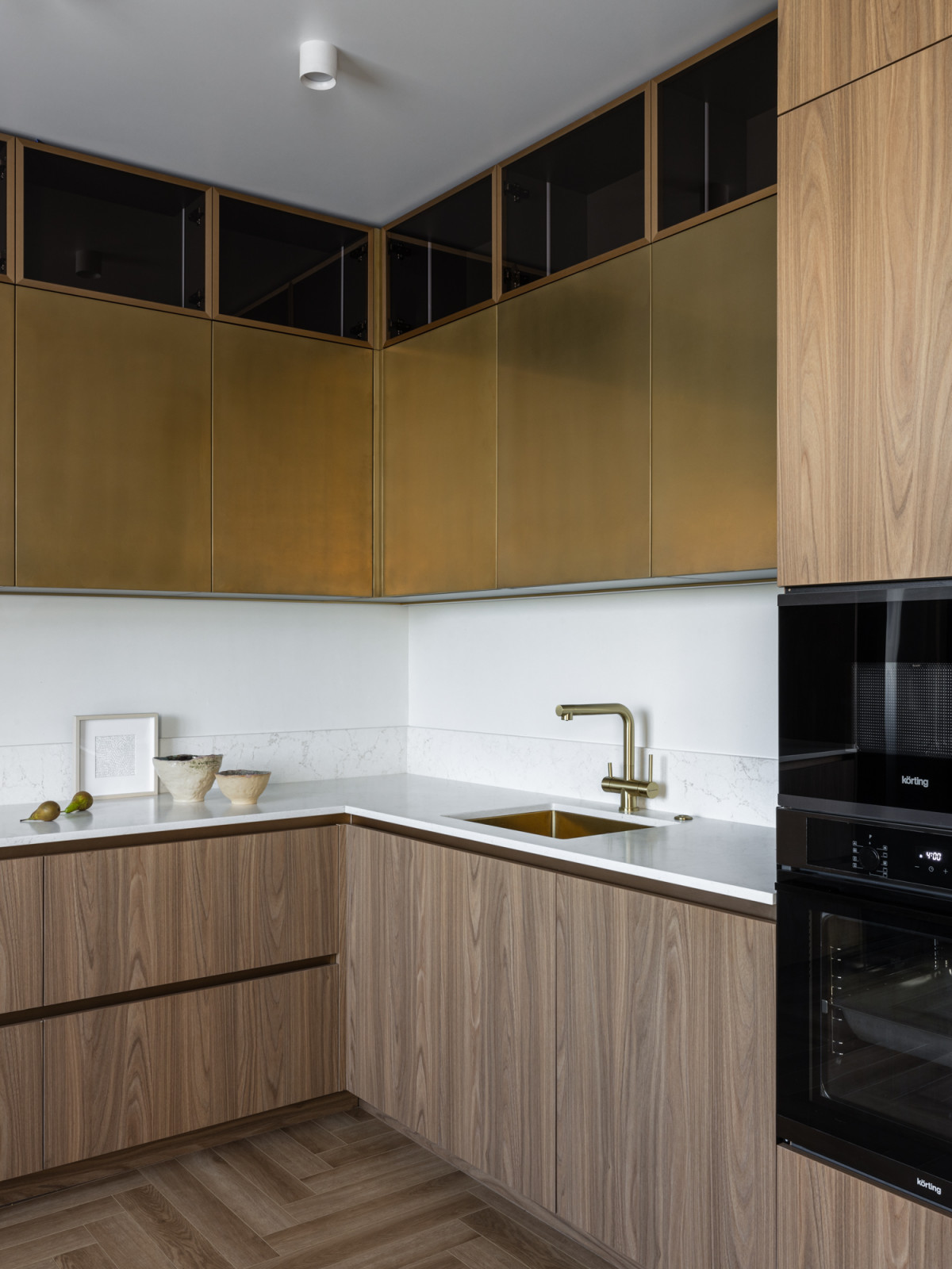 Современная кухня с нотками ретро от Iilimur design