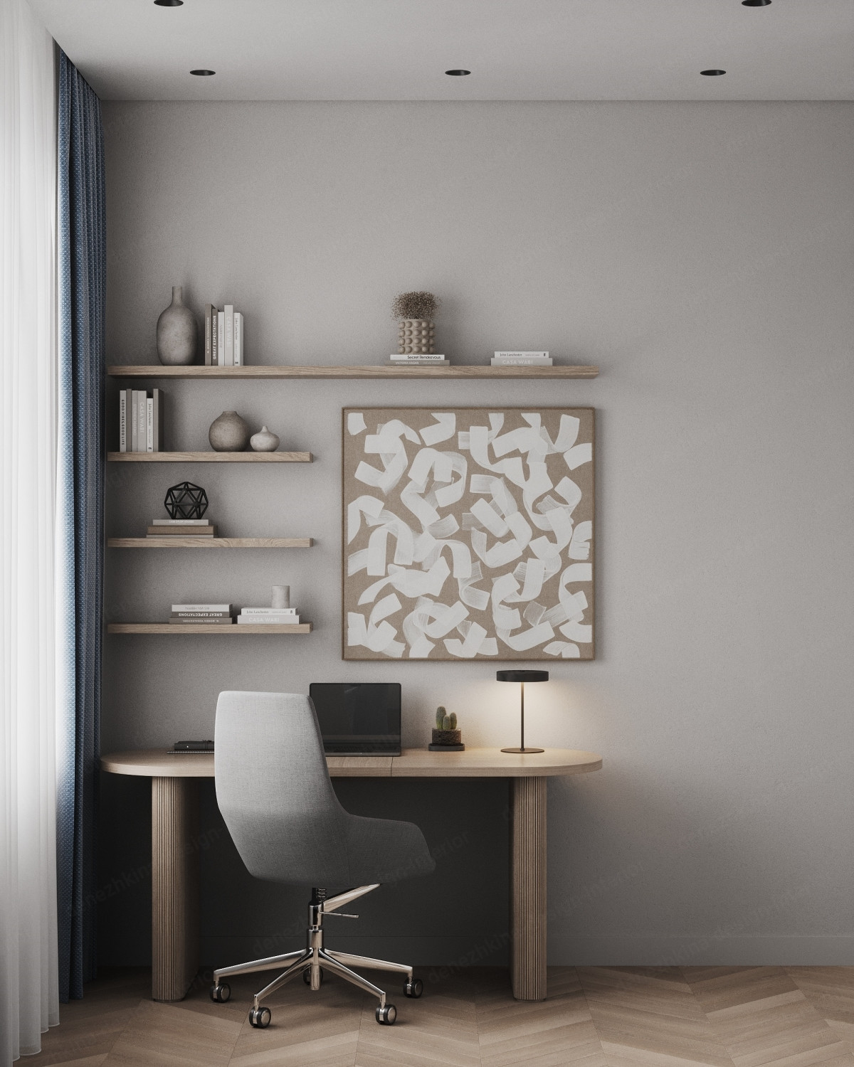 Дизайн проект 3 комнатной квартиры — ЖК Скандинавия