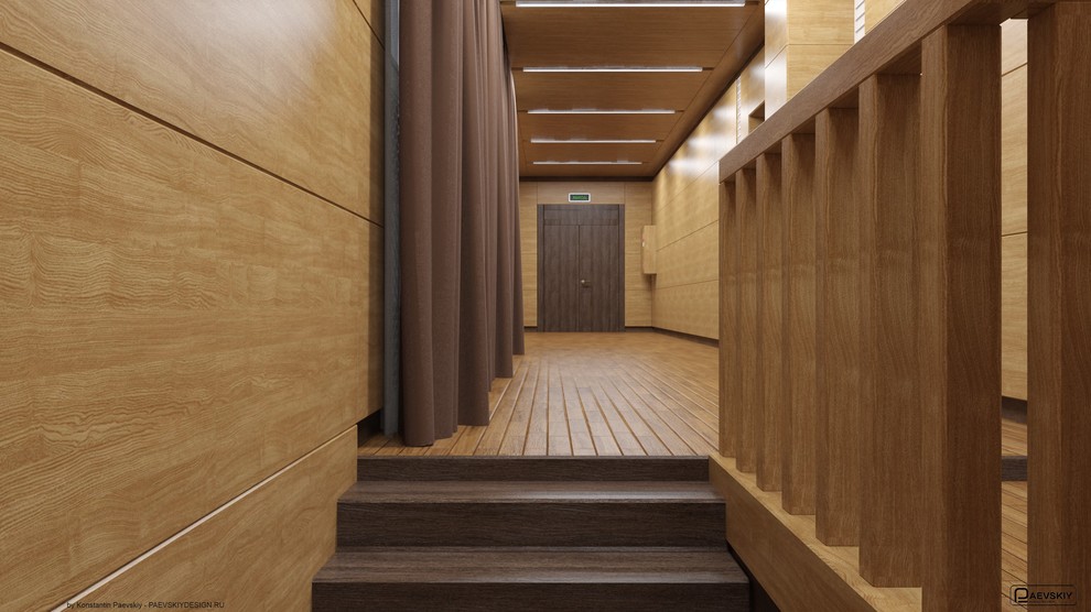 Фойе входа и коридоры дома культуры