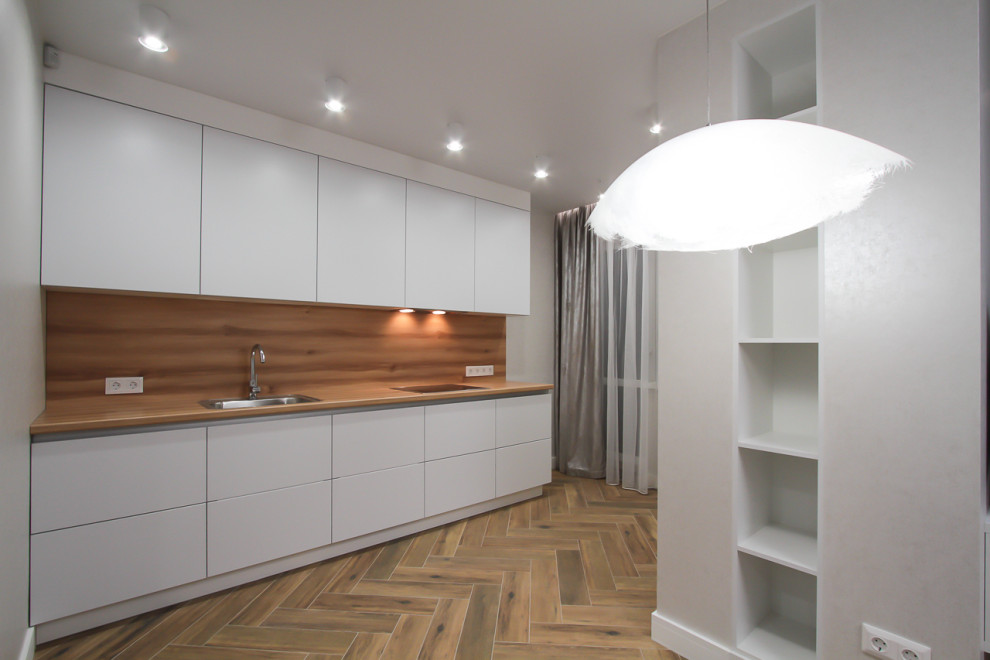 Кухня в 3х-комнатной квартире | 70м2 в ЖК Европейский