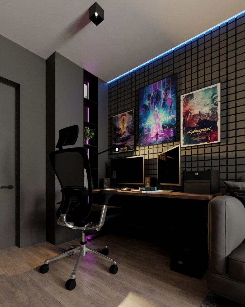 Обложка проекта: Кабинет в стиле cyberpunk для музыканта