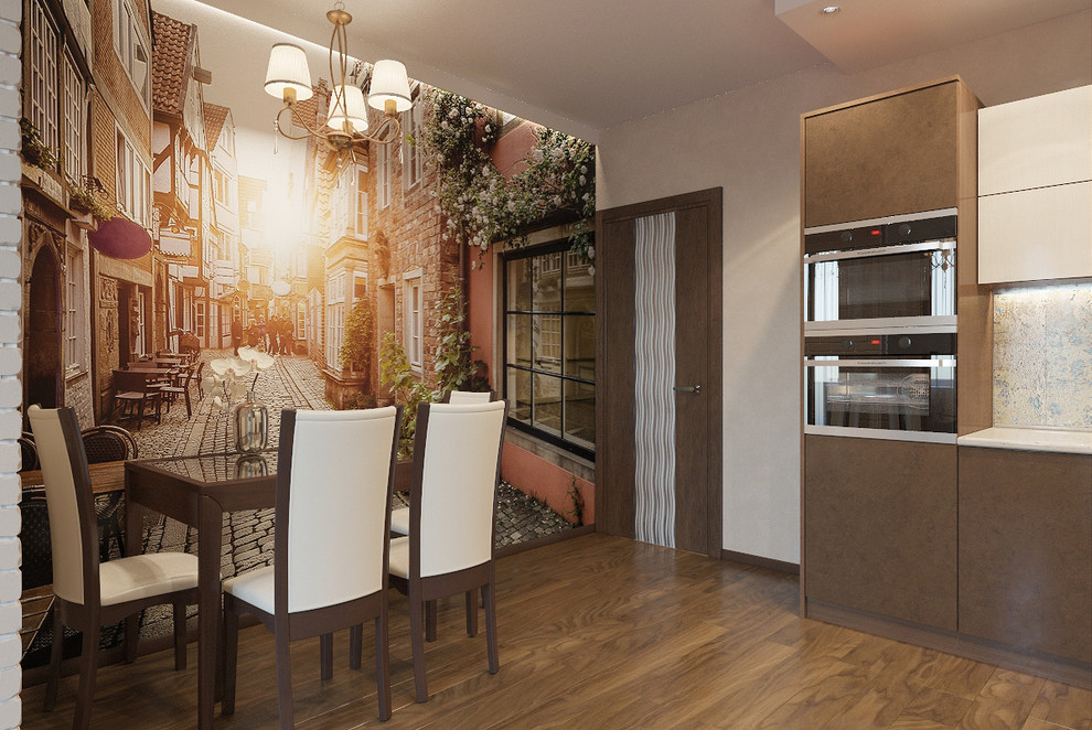 Обложка проекта: Кухня с небольшой гостиной зоной