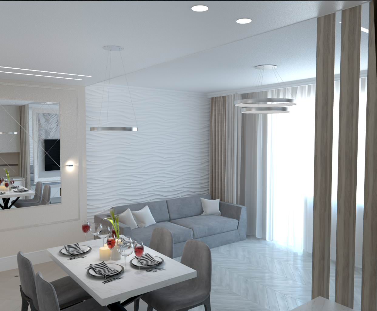 Интерьер ул. Власихинская -Визуализация