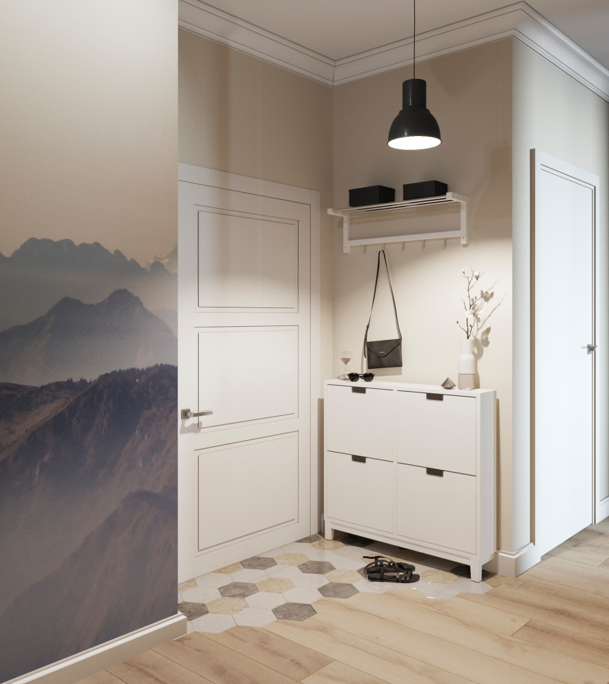 Дизайн двухкомнатной квартиры в скандинавском стиле