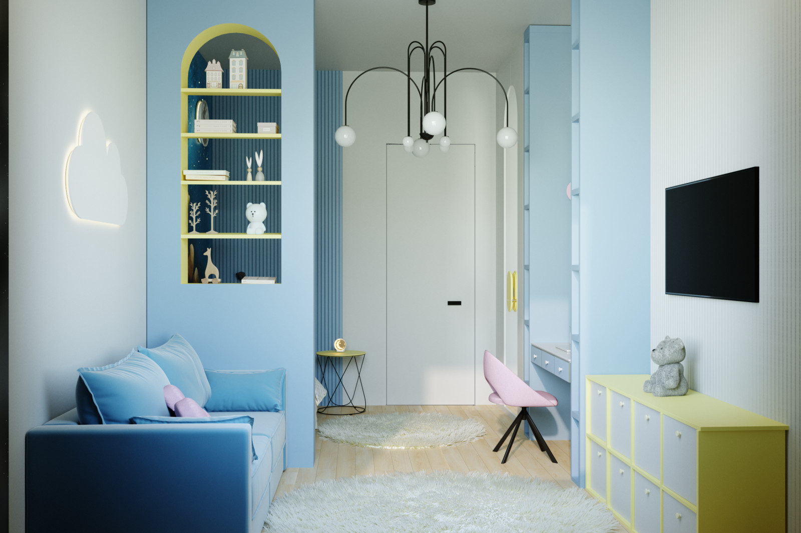 Детская комната для девочки