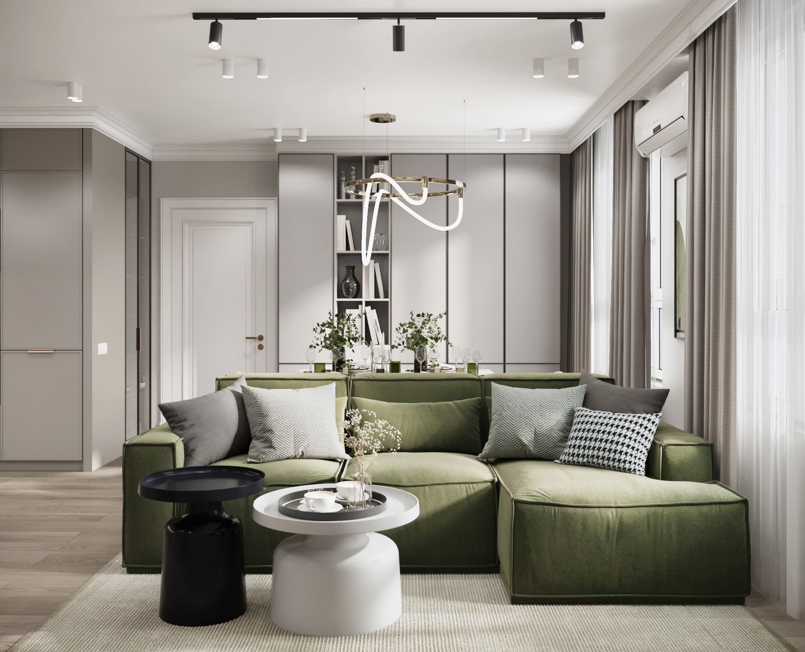 Дизайн-проект трехкомнатной квартиры