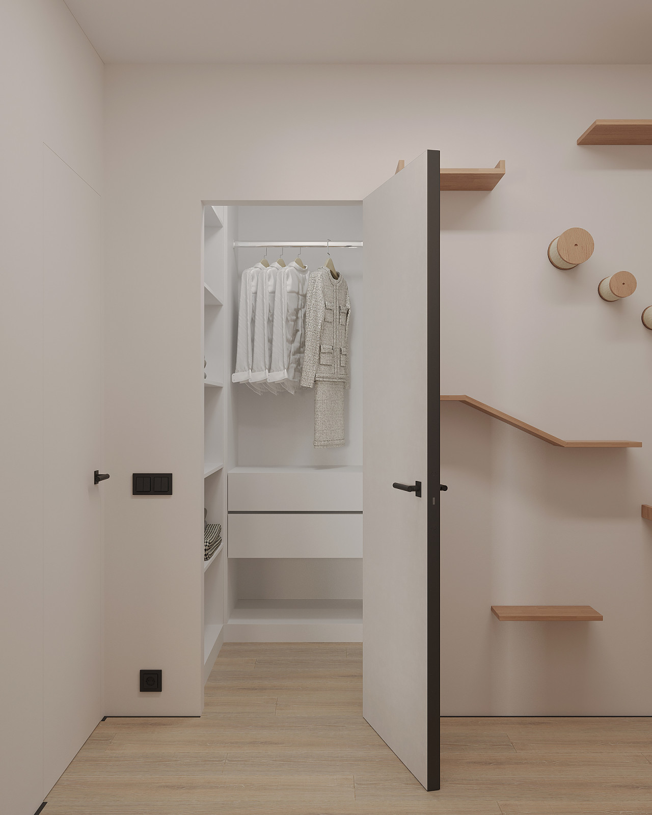 Двухкомнатная квартира для молодой девушки