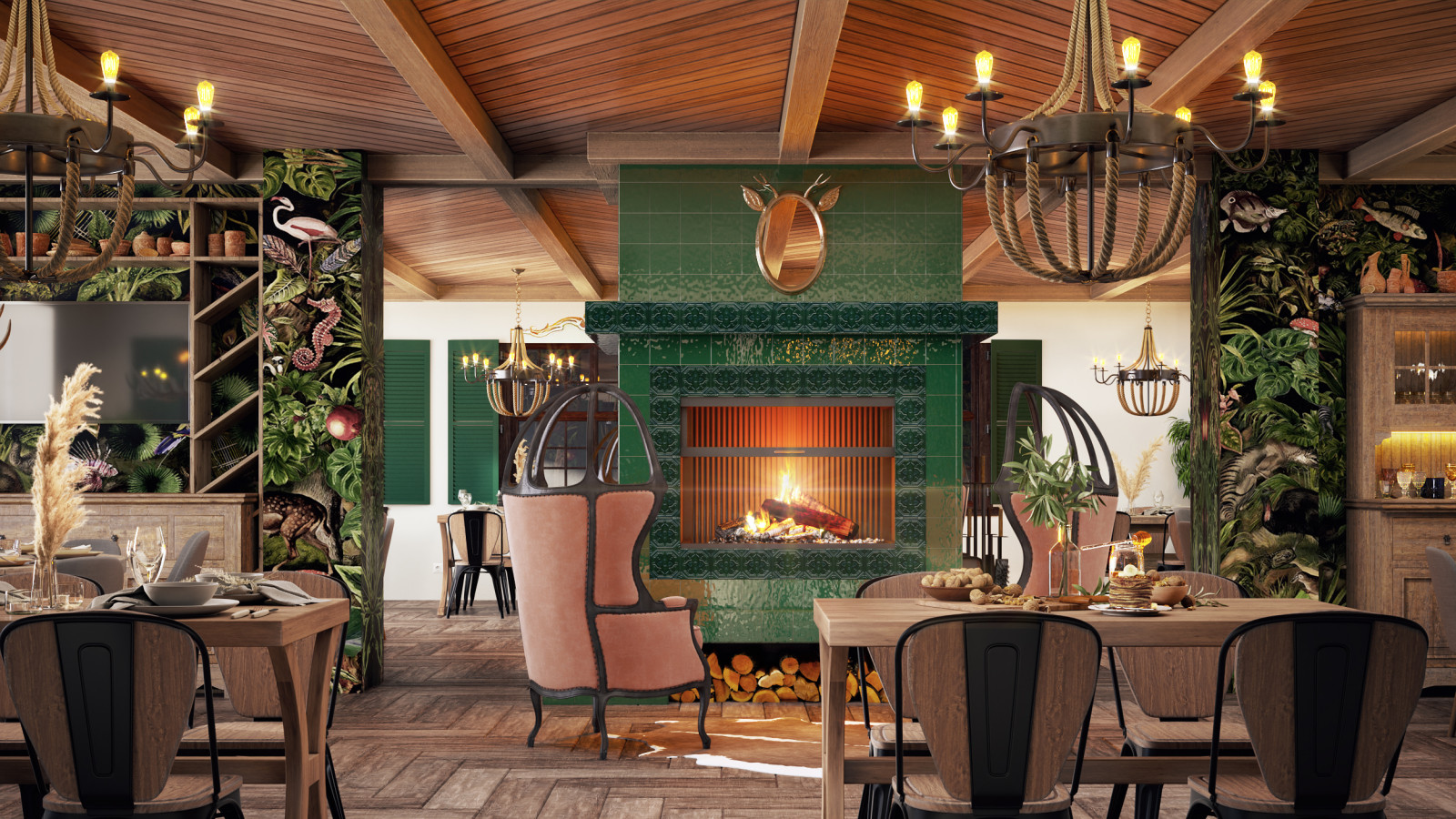 Обложка проекта: Кафе " River house" г. Димитровград