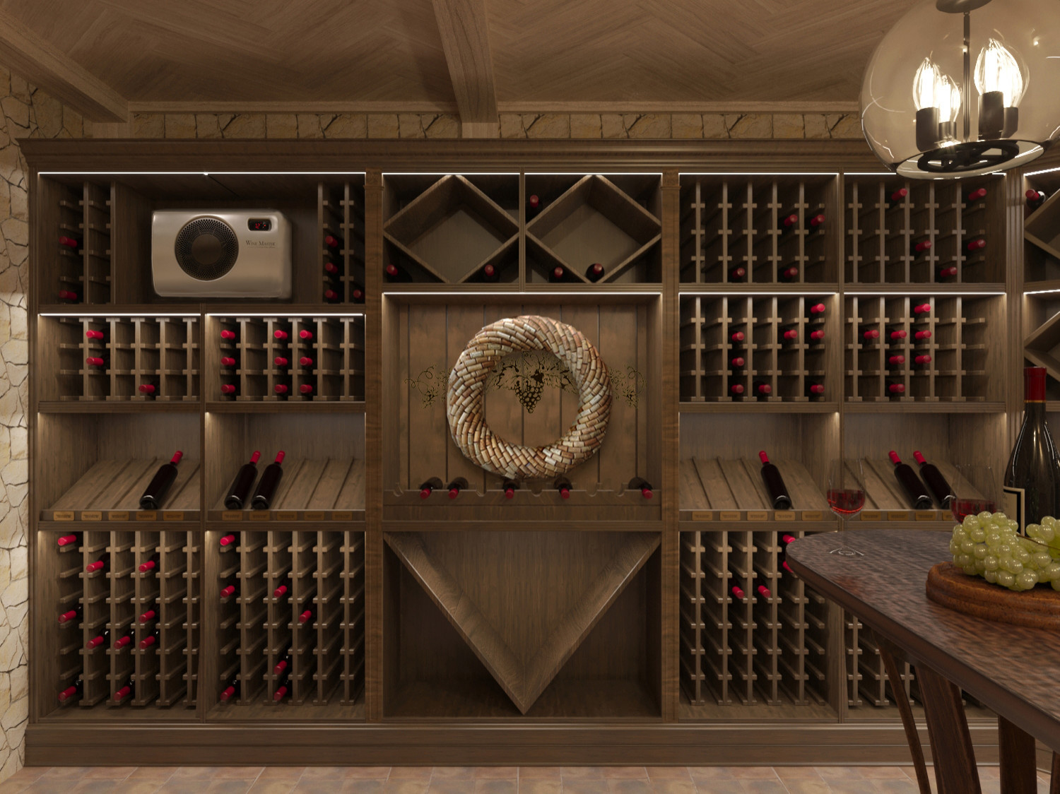 Винный погреб визуализация