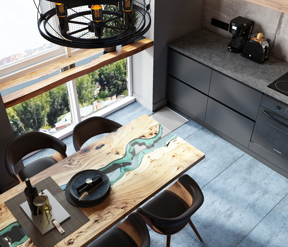 Двушка с элементами лофт 48 м2