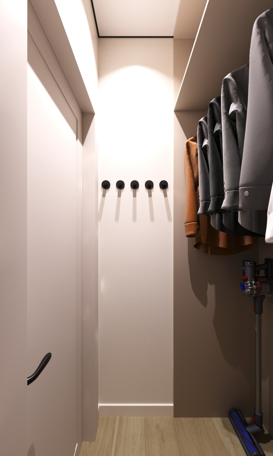 Дизайн проект двухкомнатной квартиры 60 м2