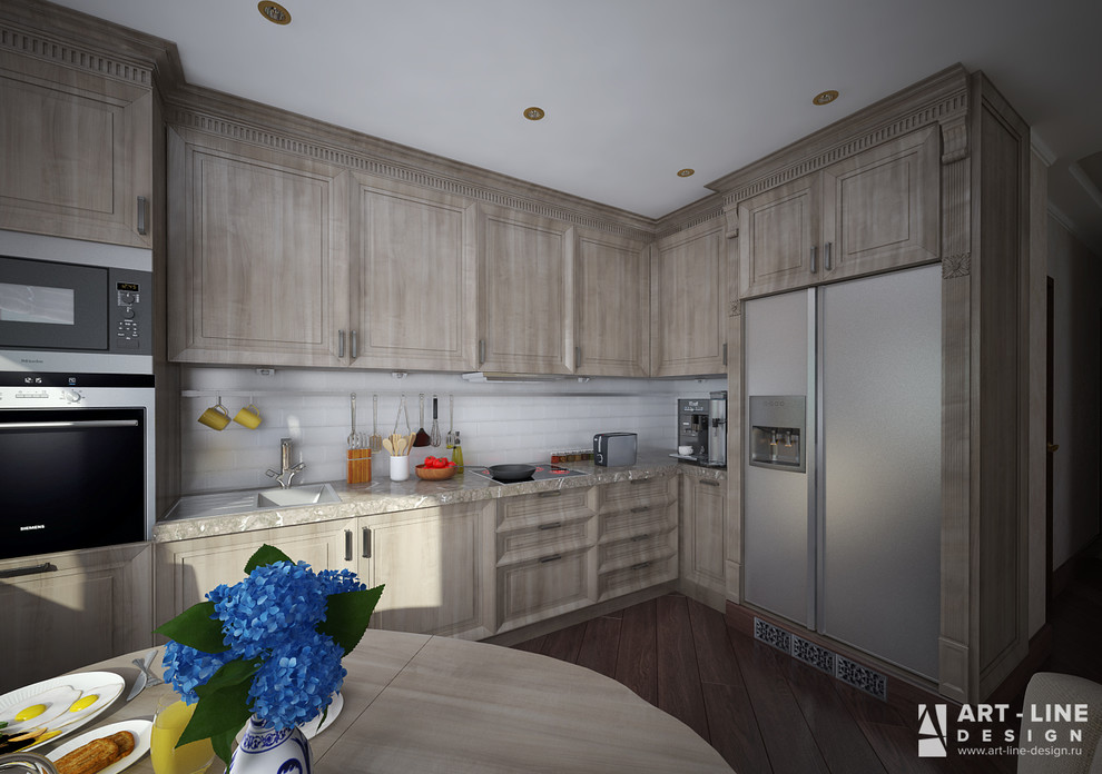 Трехкомнатная квартира в стиле "Легкая классика".