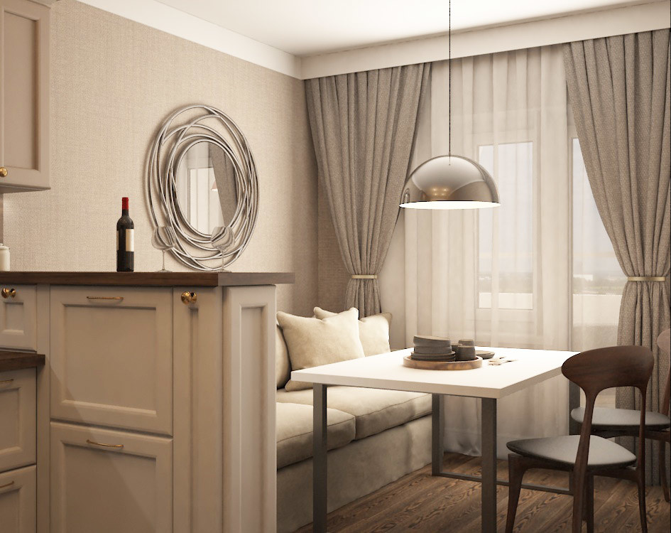 Двухкомнатная квартира, Скандинавский проезд.