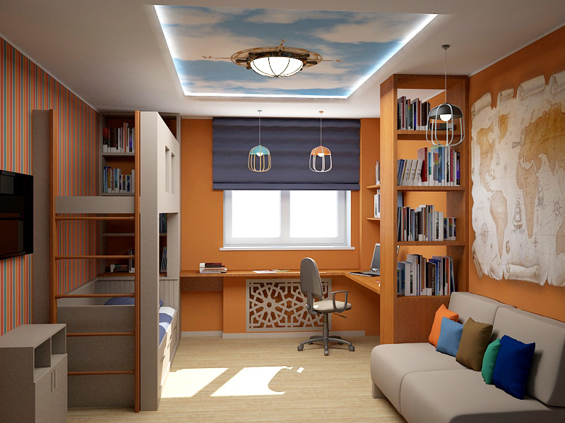 Квартира в современном классическом стиле.