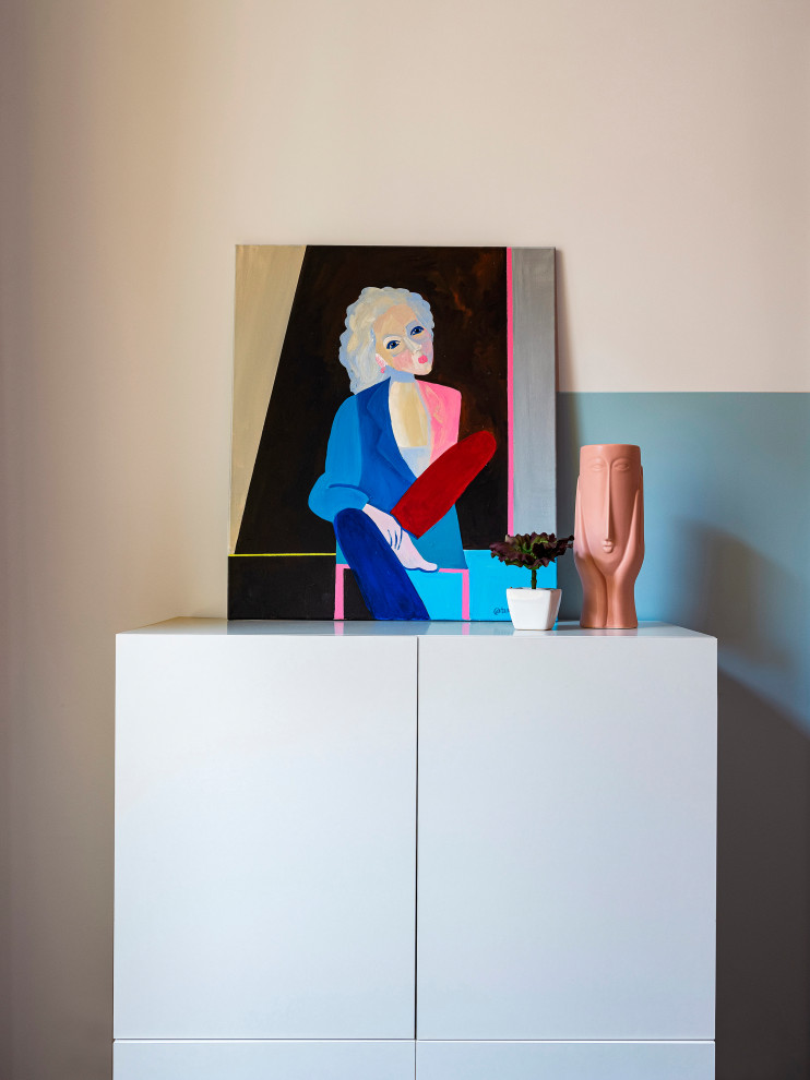 Современный интерьер в старинной доме в центре Москвы для сдачи в аренду