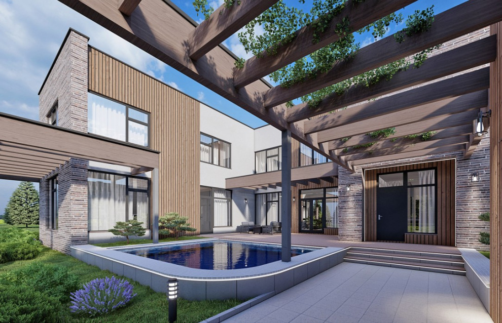 Rg1569 - Двухэтажный дом со спортзалом, кабинетом и бильярдной