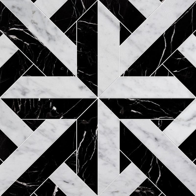 Мраморная мозаика: геометрия