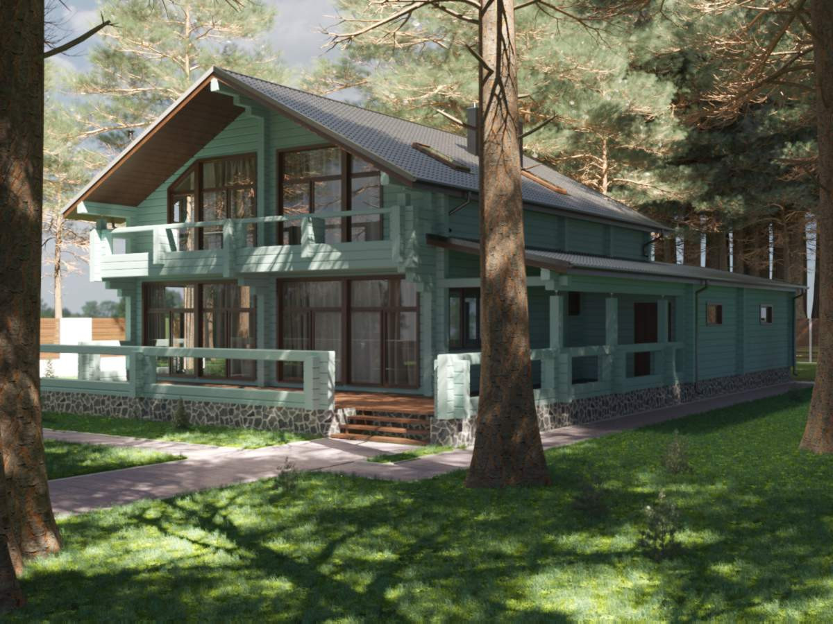 Обложка проекта: Визуализация дома