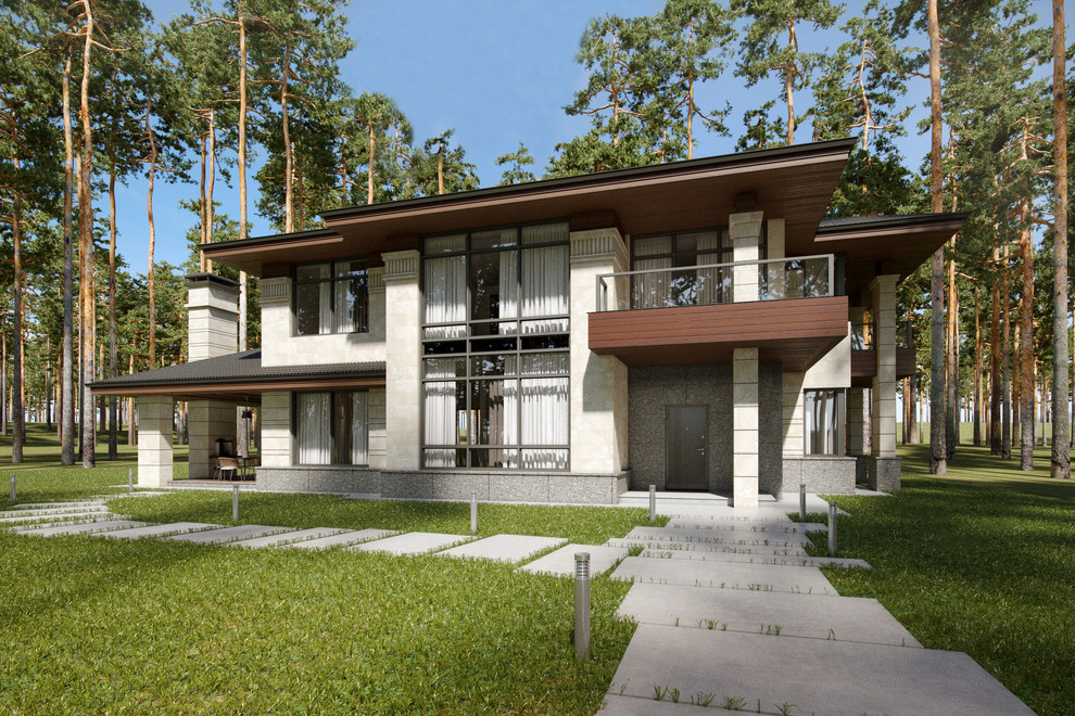 Обложка проекта: Проект индивидуального жилого дома в коттеджном поселке "Савоя"