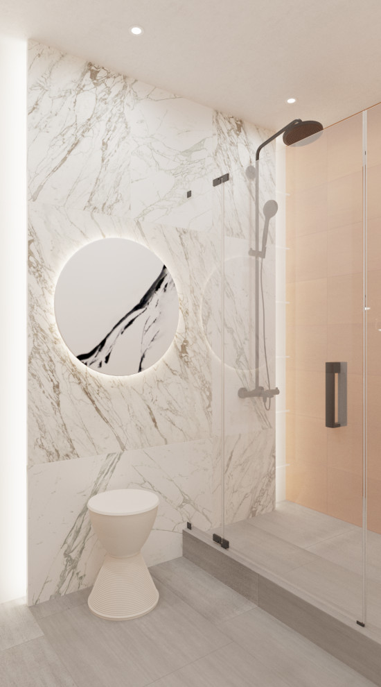 Дизайн душевой комнаты и санузла для квартиры в г. Казань