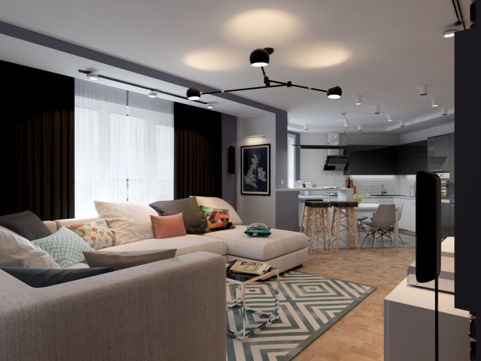 Обложка проекта: Жилая квартира ЖК Лазурный г.Энгельс