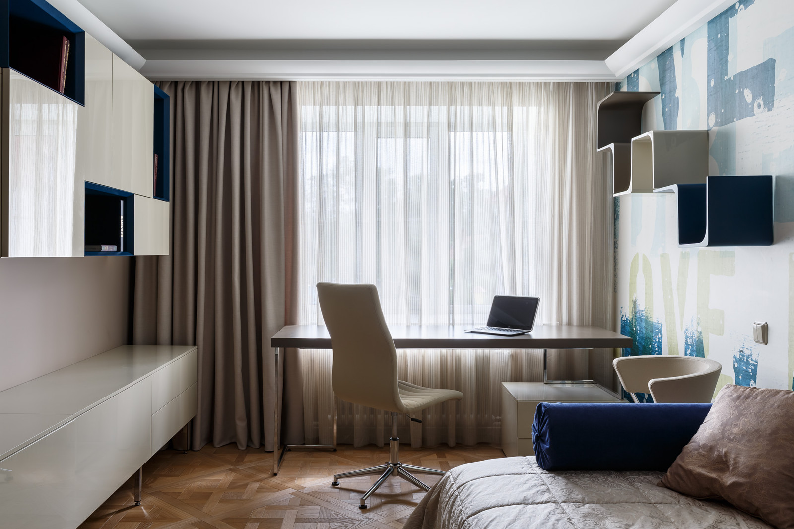 Квартира в Петродворце в классическом стиле - 124 м²