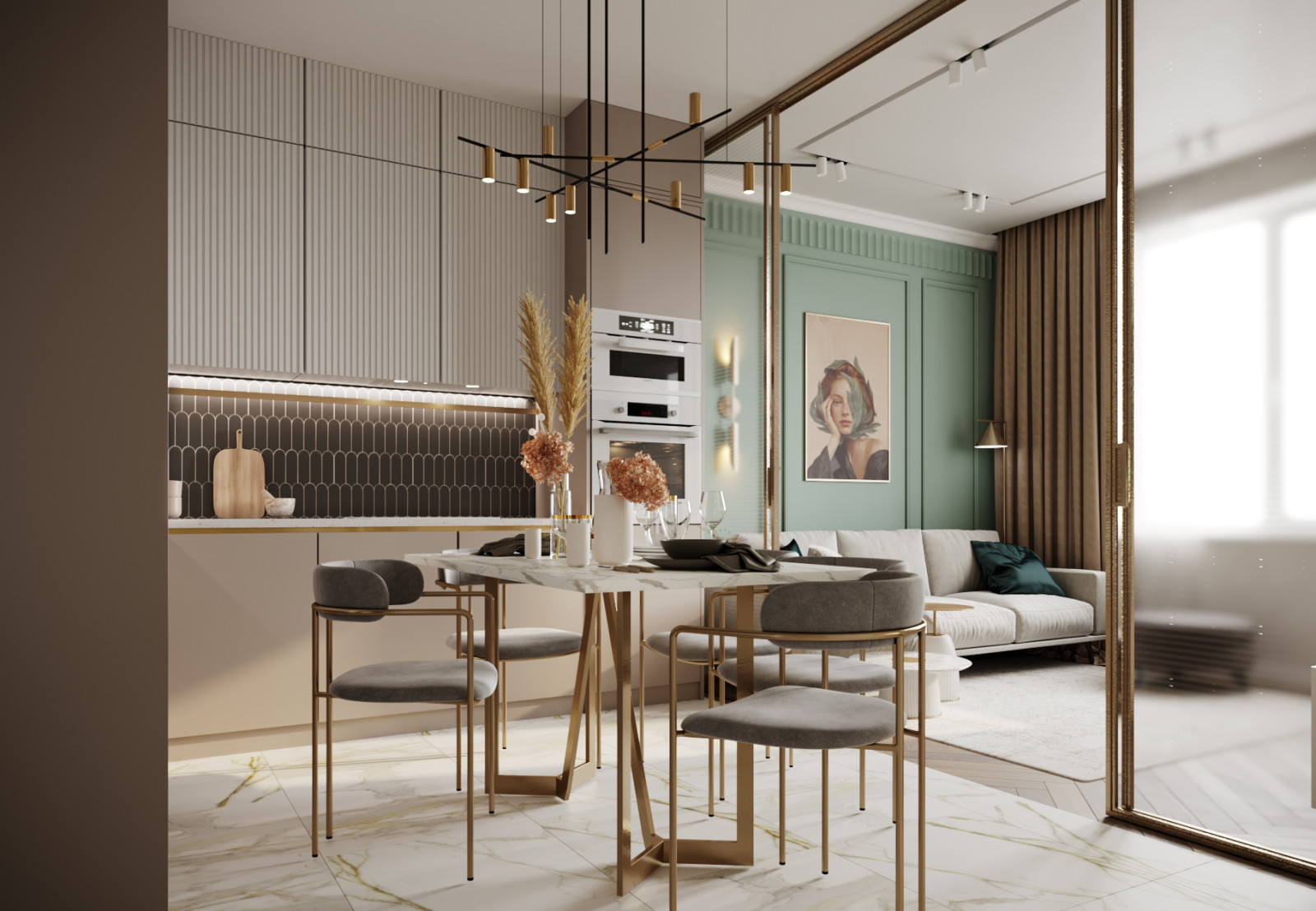 ЖК «Ренессанс» 75 м2., проект 2021г.