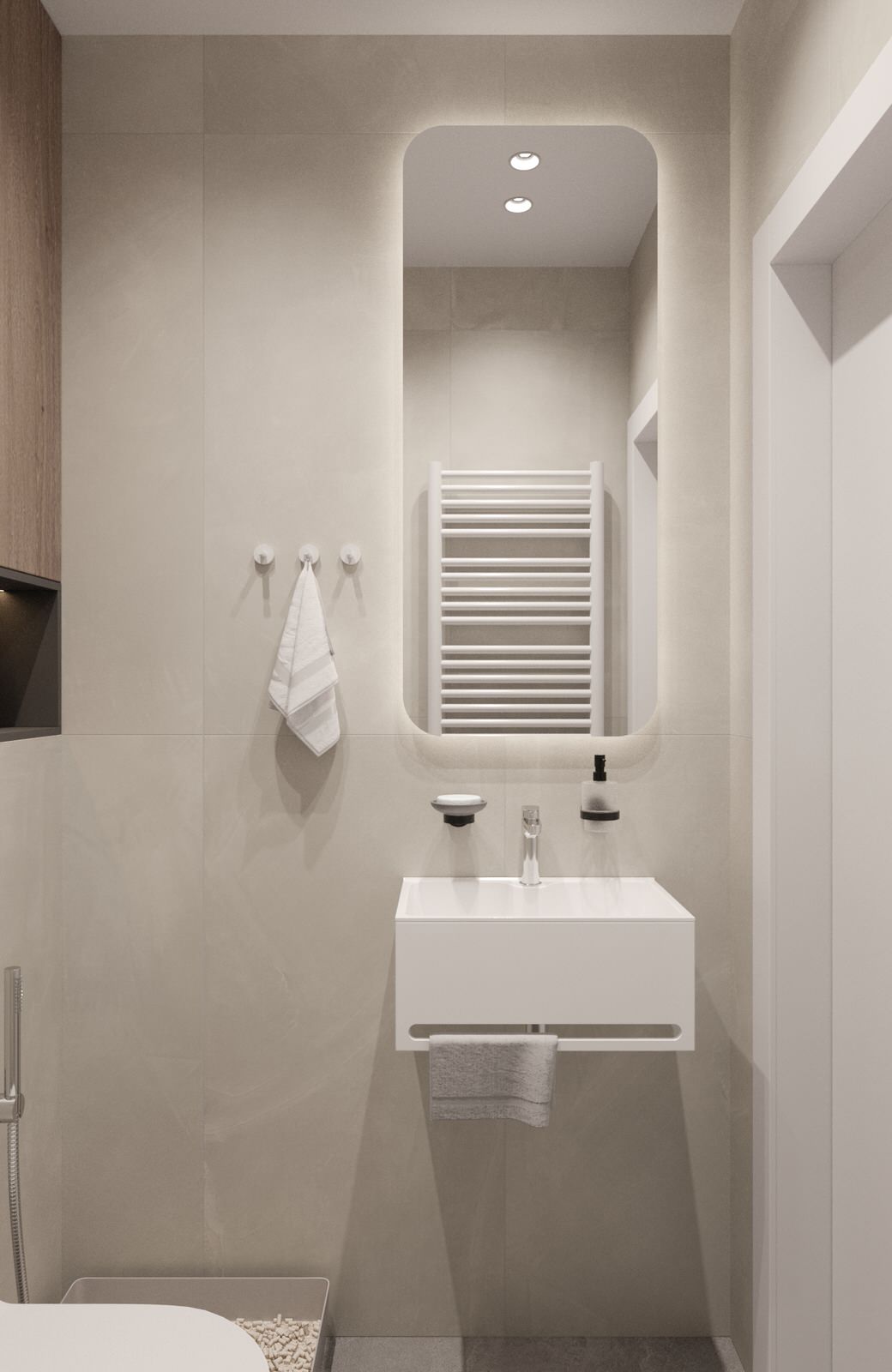 Дизайн квартиры в ЖК «Солярис» с большой лоджией