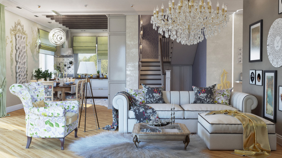 Загородный дом в провансе с элементами современной классики