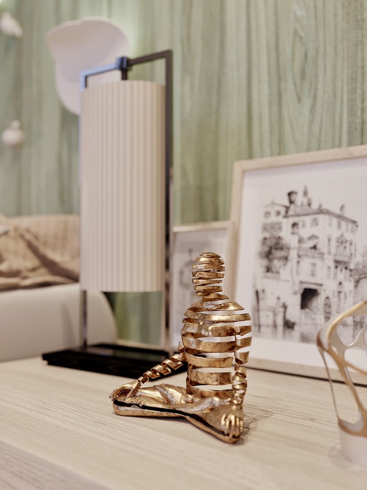 Интерьер двухуровневой квартиры в Калининграде.