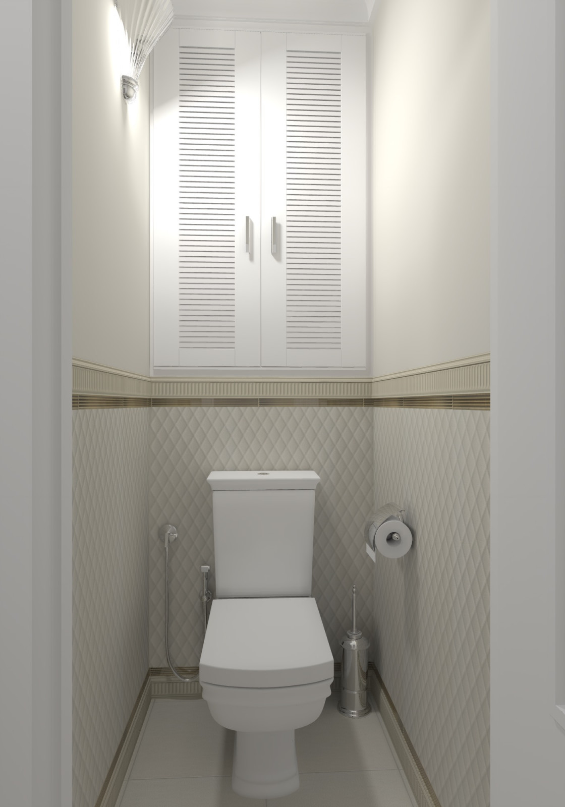 Квартира 38м2 в легком классическом стиле