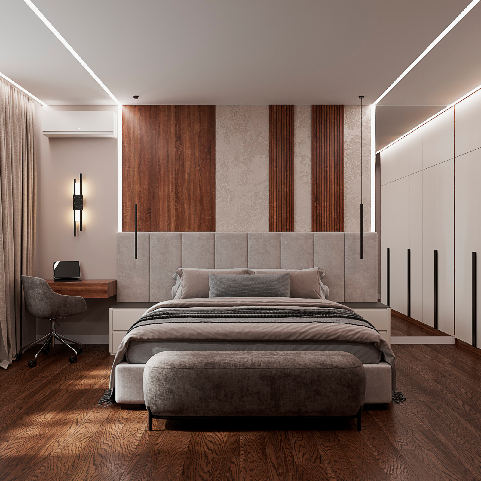 2023г. Интерьер частного дома 350 м2 в г. Новосибирск