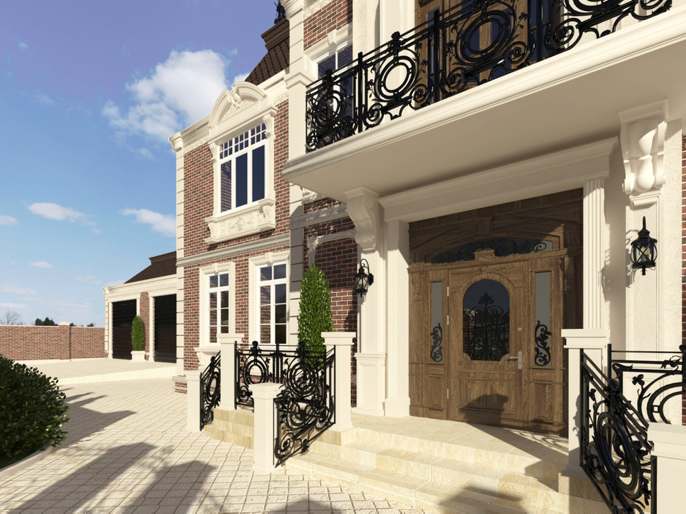 Частный жилой дом в классическом стиле