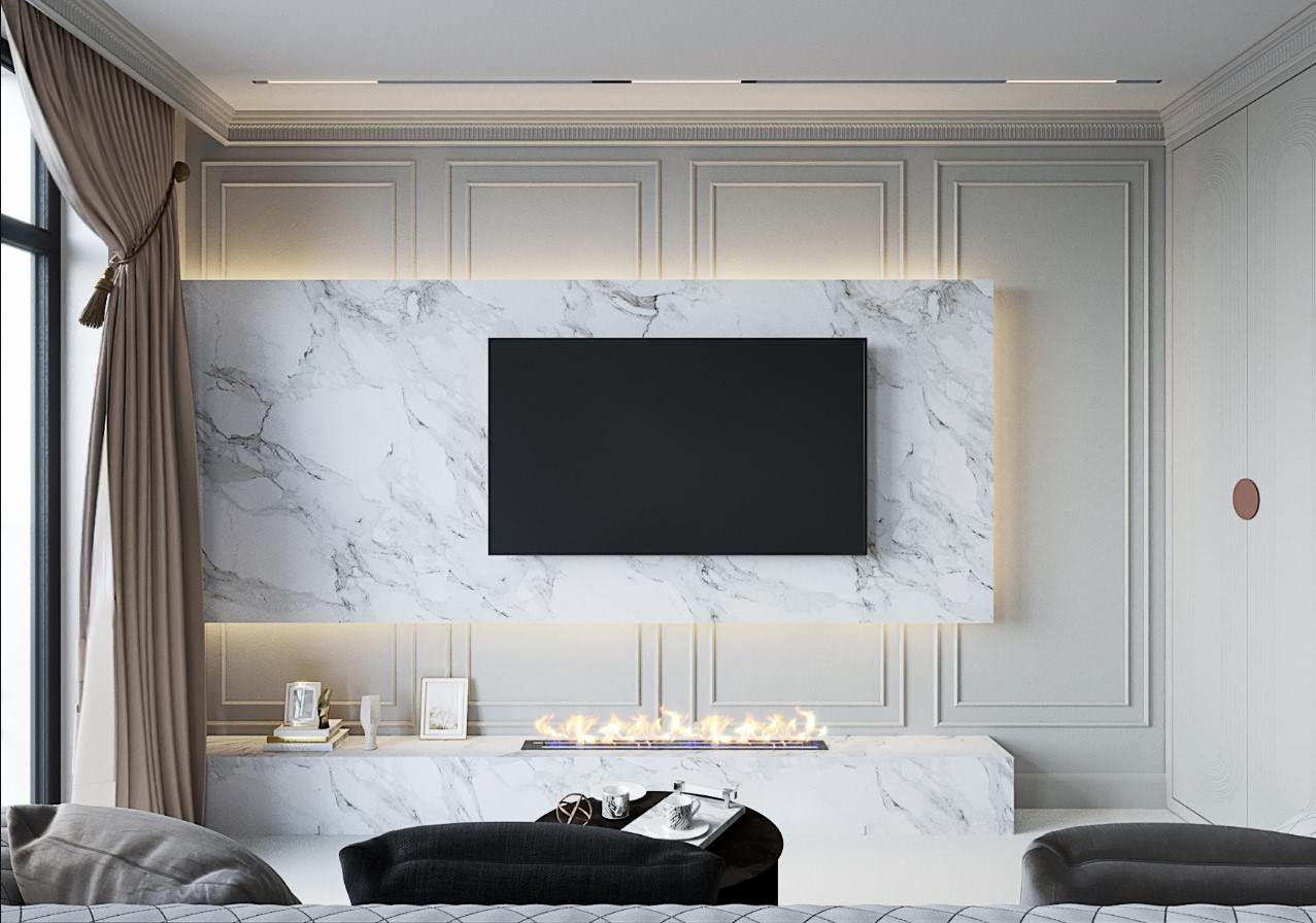 3d визуализация 2х комнатной квартиры