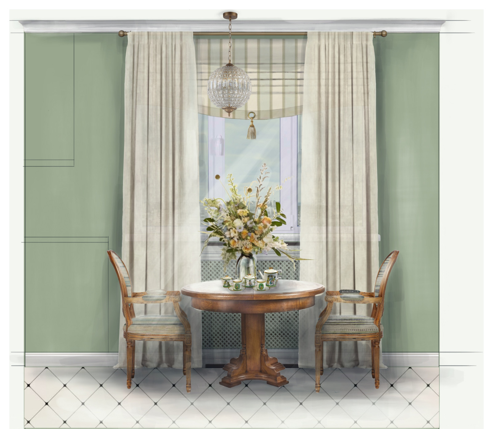 Обложка проекта: Концепт кухни