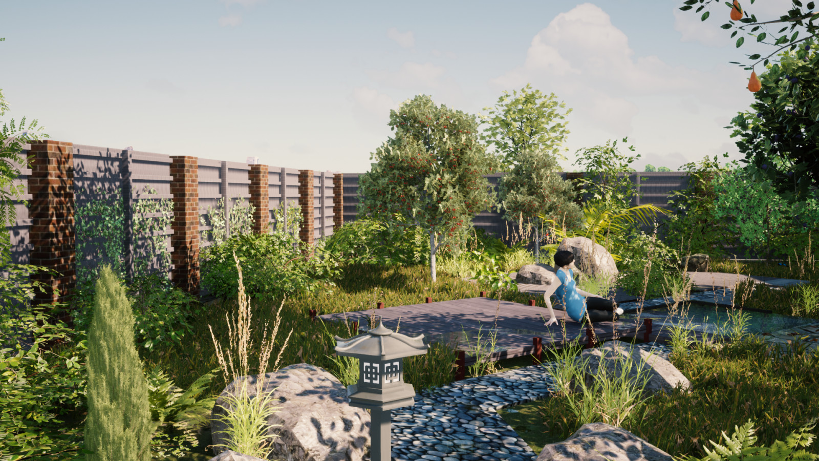 Благоустройство дачного участка. Сад в японском стиле