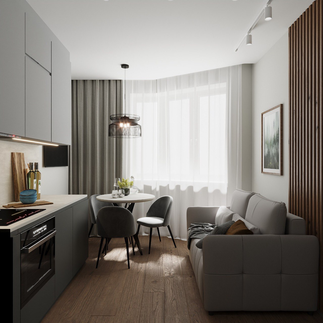 холостяцкая небольшая квартира в Немчиновке, Московская область