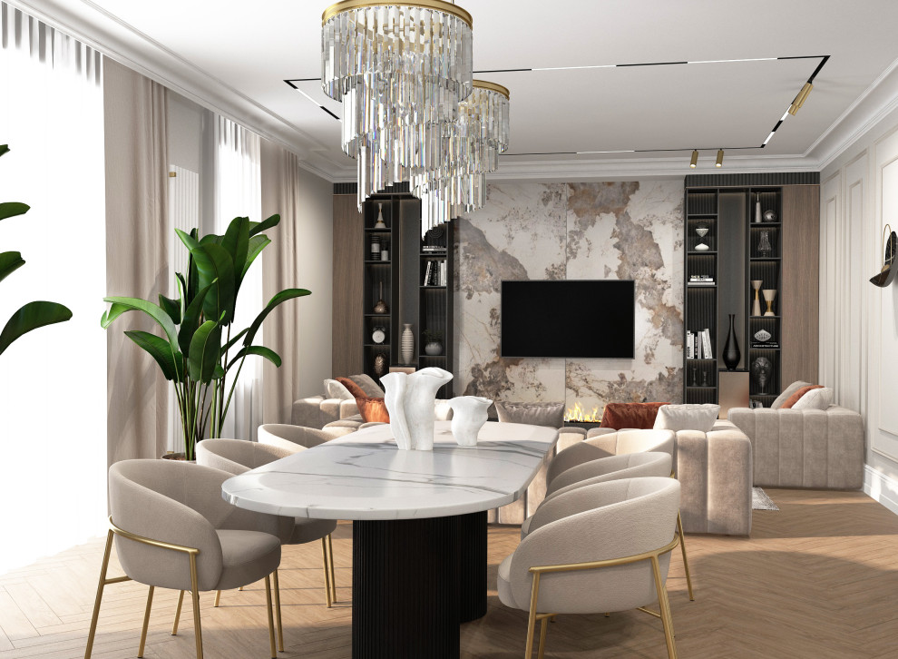 Кухня - гостиная 85 м2 г. Нижний Новгород