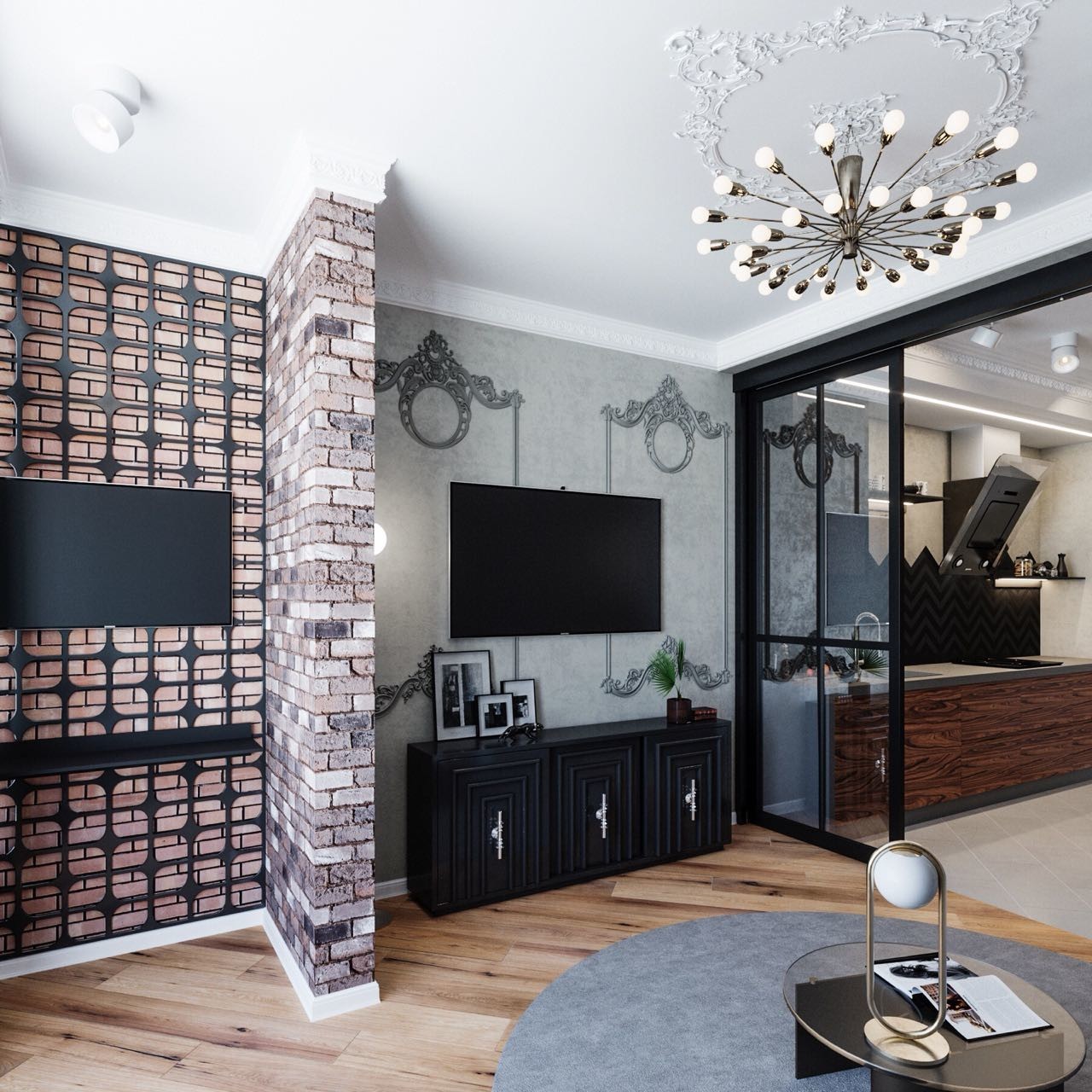 Двухкомнатная квартира в центре города для молодой семьи