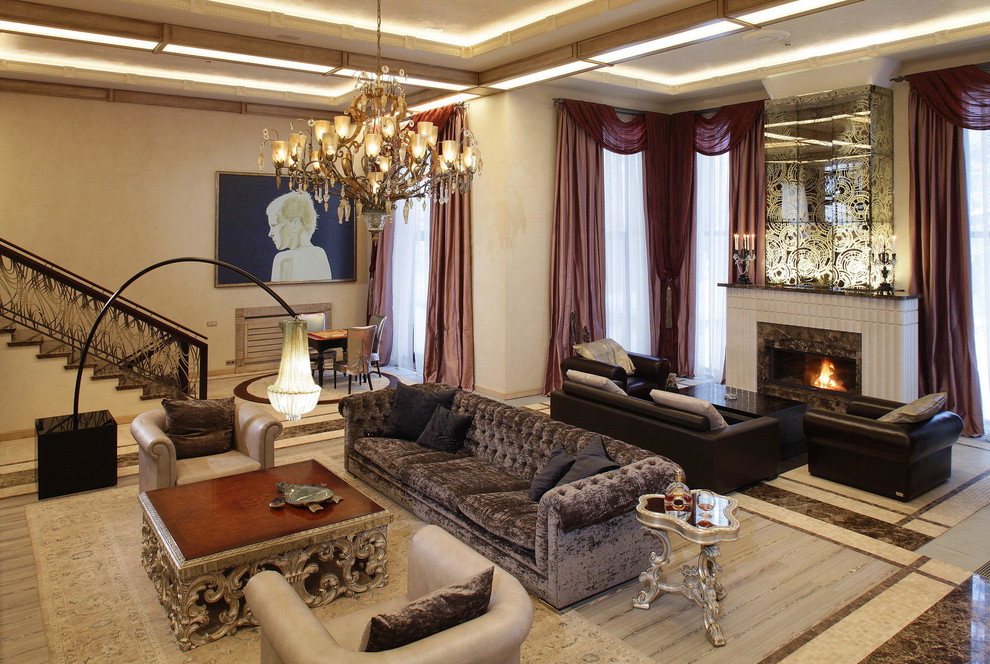 Дом в стиле неоклассика в коттеджном поселке Горки-6