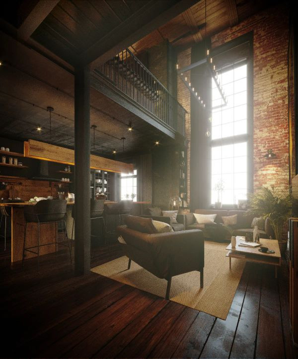 Реконструкция частного дома в стиле LOFT